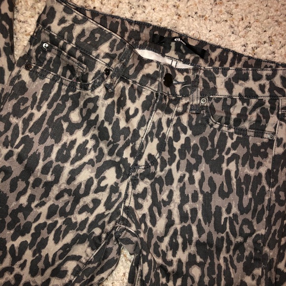 Else Leopard Print Skinny Jeans - Picture 2 of 7